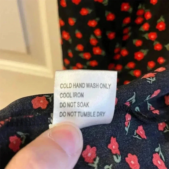 Princess Polly Women's Floral Midi Dress Black Size 4 Party Cocktail - Picture 6 of 8